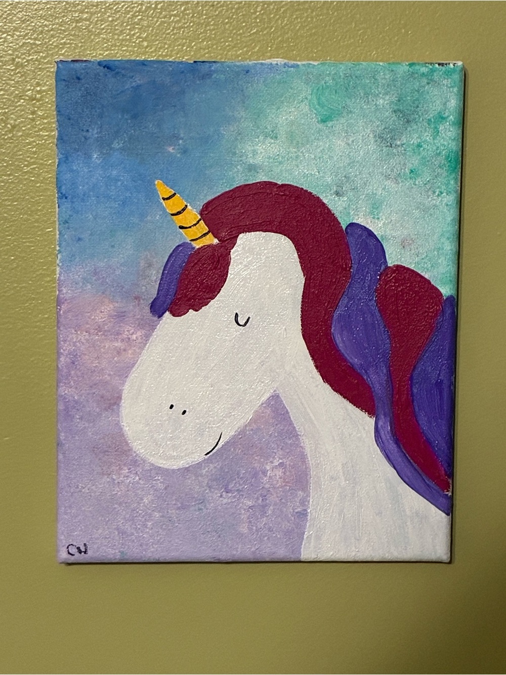Unicorn Magic Acrylic Painting